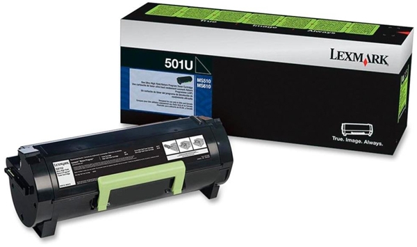 Lexmark Genuine 50F1U00 (MS510/610) OEM High Capacity Black Toner Cartridge, 20000 Page Yield
