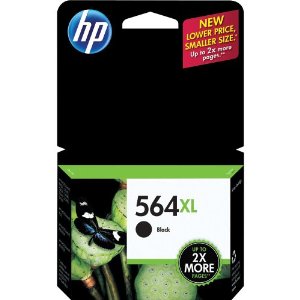 HP Genuine CN684WN (564XL) OEM High Capacity Black Inkjet Cartridge, 550 Page Yield