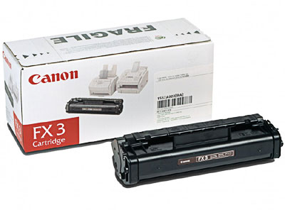 Canon Genuine FX3 OEM High Capacity Black Toner Cartridge, 2700 Page Yield