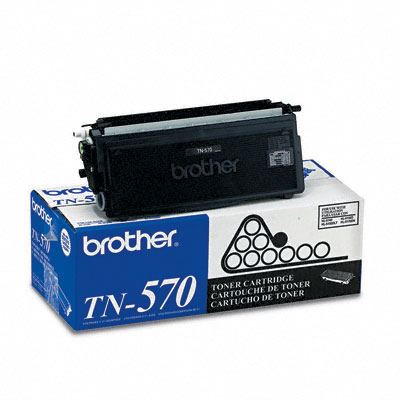 Brother Genuine TN570 OEM High Capacity Black Toner Cartridge, 6800 Page Yield