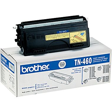 Brother Genuine TN460 OEM High Capacity Black Toner Cartridge, 6000 Page Yield